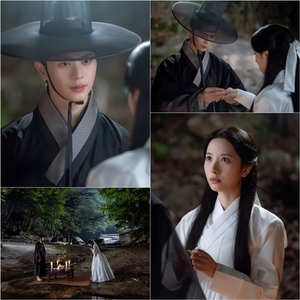 '귀궁' 육성재-김지연, 애틋한 신받이 의식...팔척귀 ...